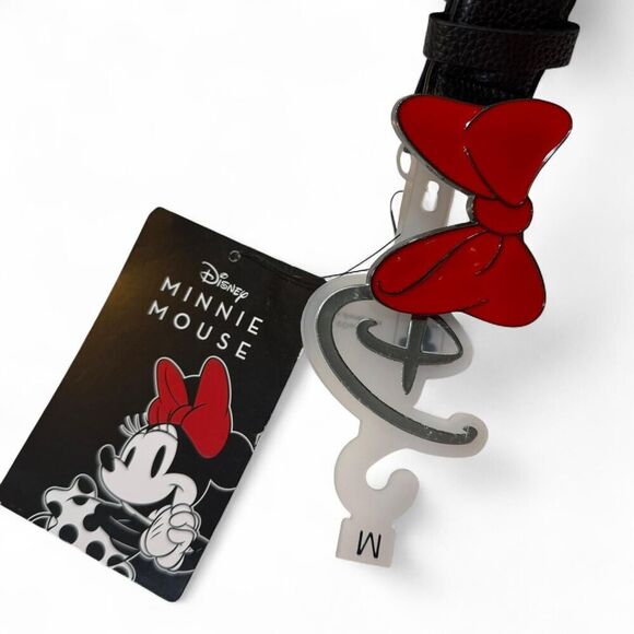 Disney Core NWT Minnie Mouse Vegan leather belt with iconic red bow - Medium main image 7